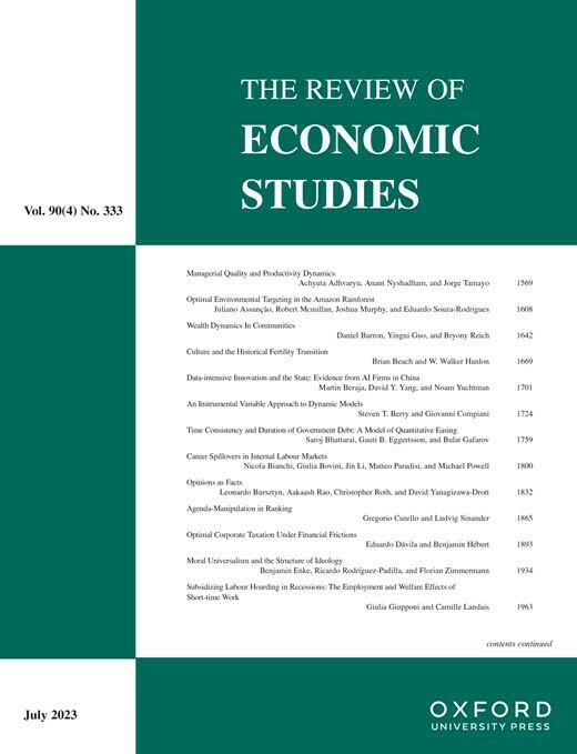 Review Of Economic Studies