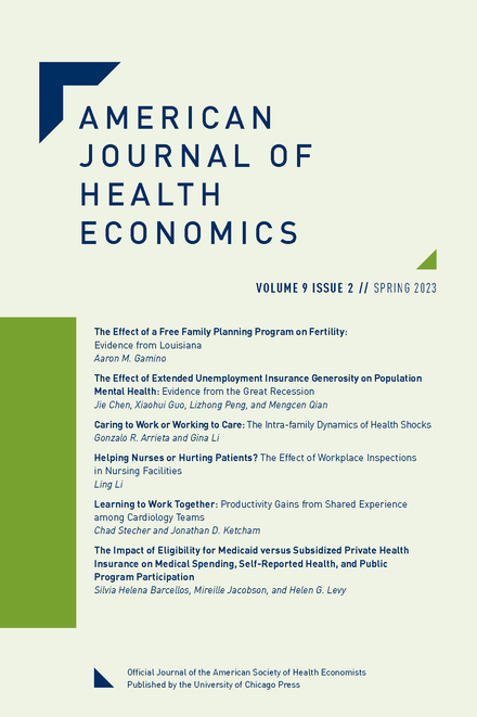 American Journal Of Health Economics